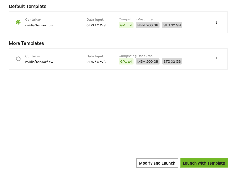 Quick Start Templates