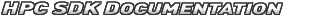 HPC SDK Documentation