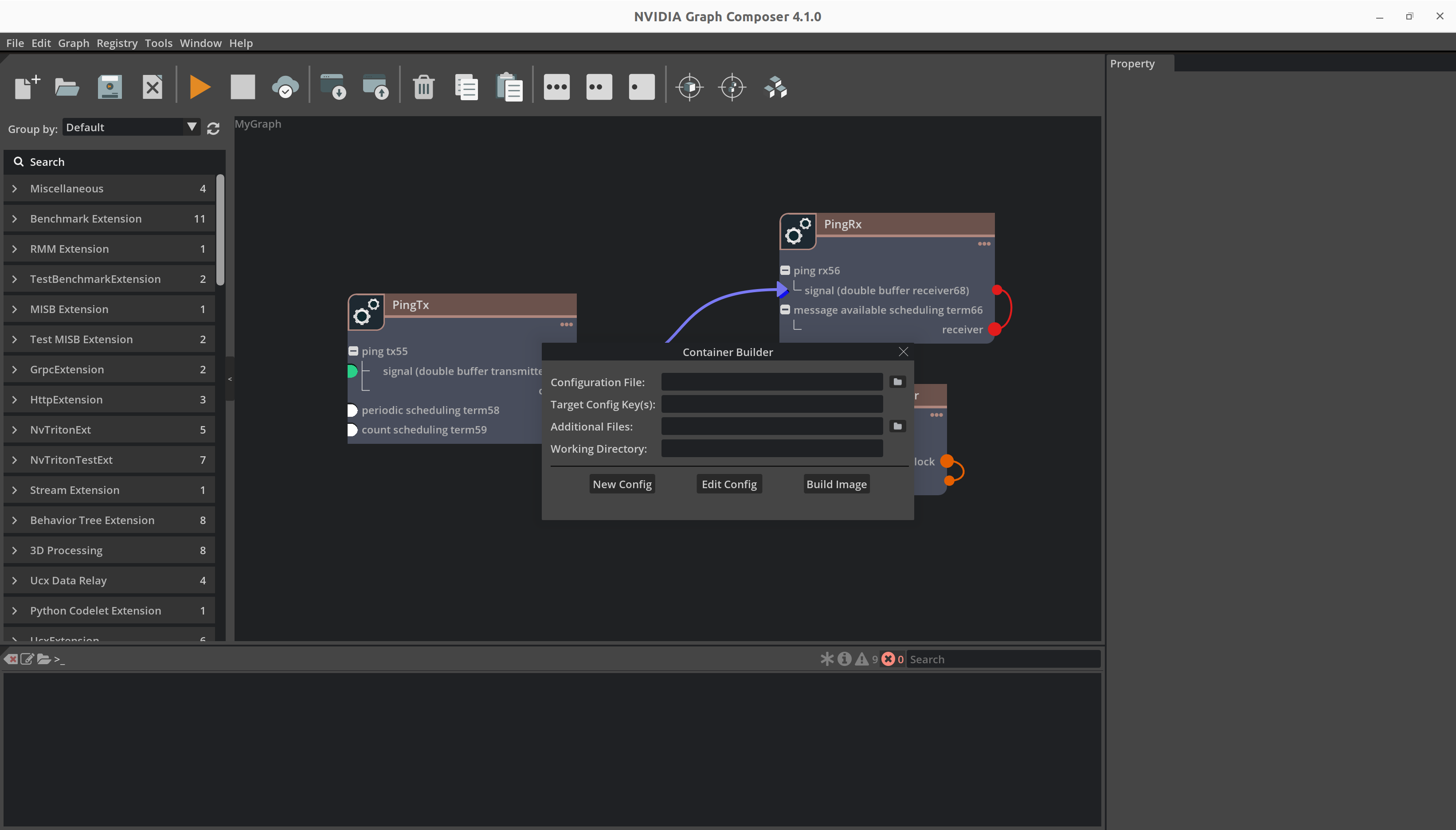 Graph Composer Container Builder Launch