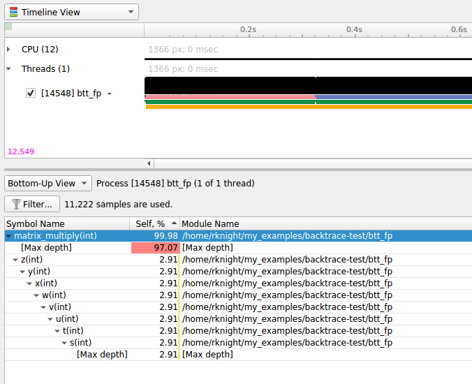 lbr backtrace