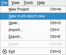 New multi-report view