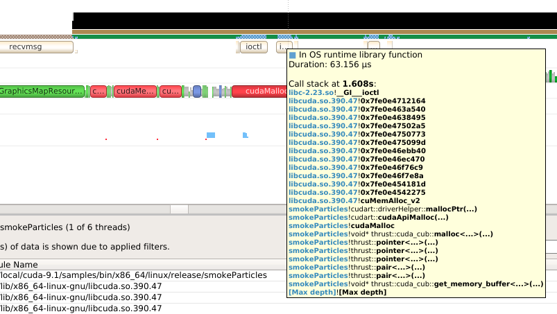 OS runtime libraries row