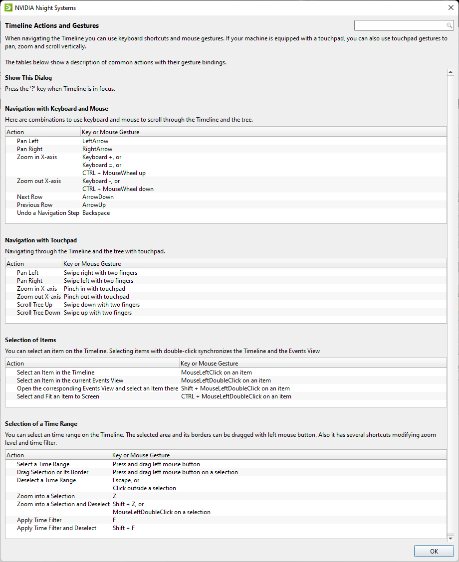 various options for zoom and scroll