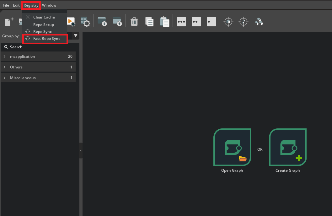 UCS Studio - Fast Repo Sync Menu