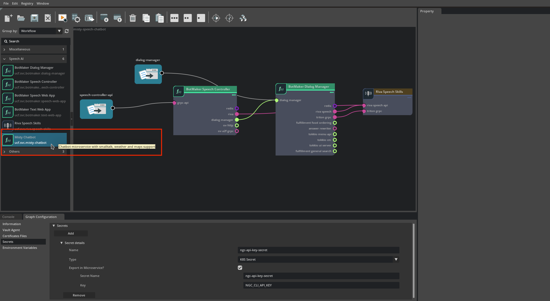 UCS Studio - Export App as MS - MS List